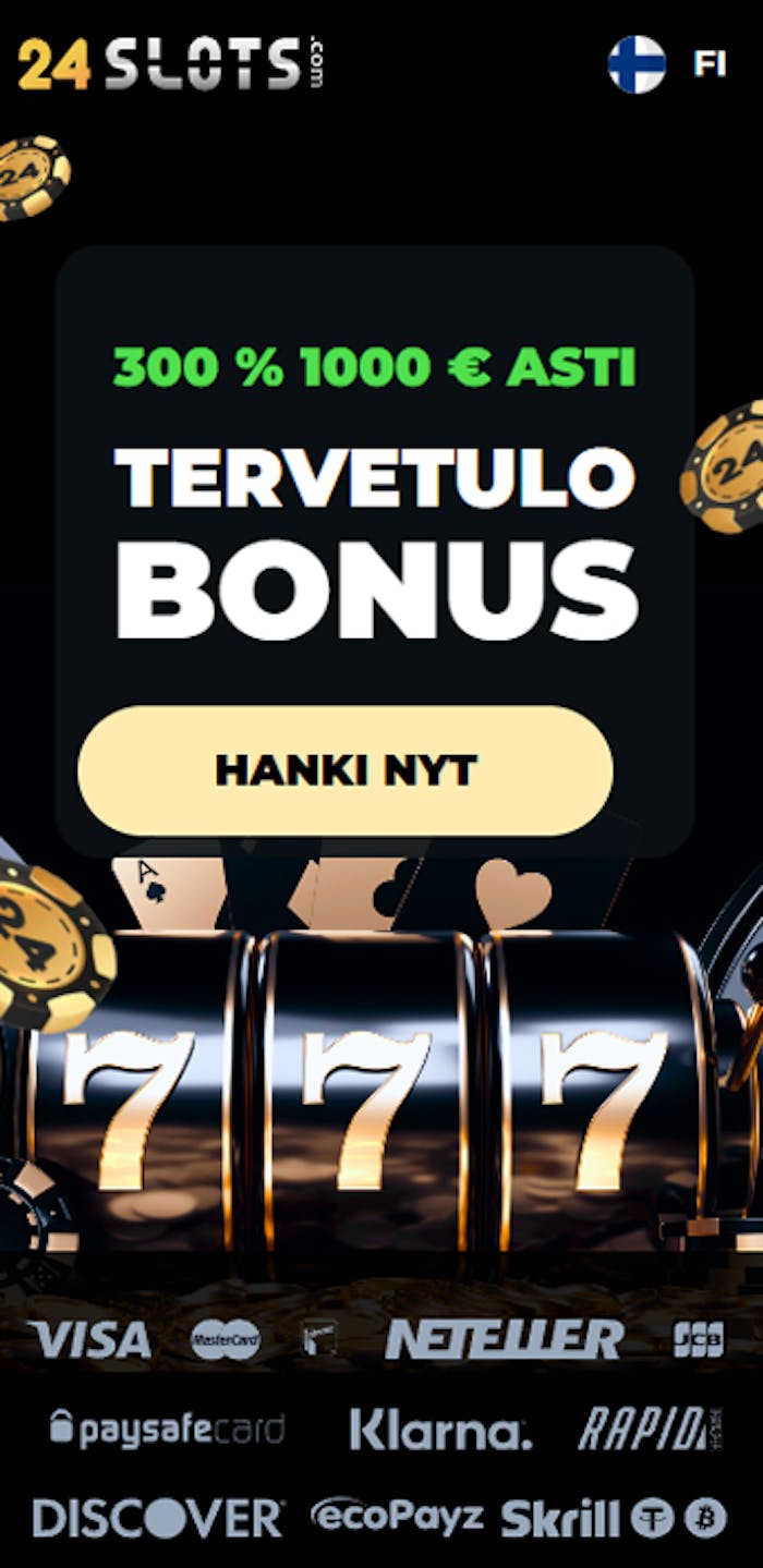 24slotsin tervetulotarjous
