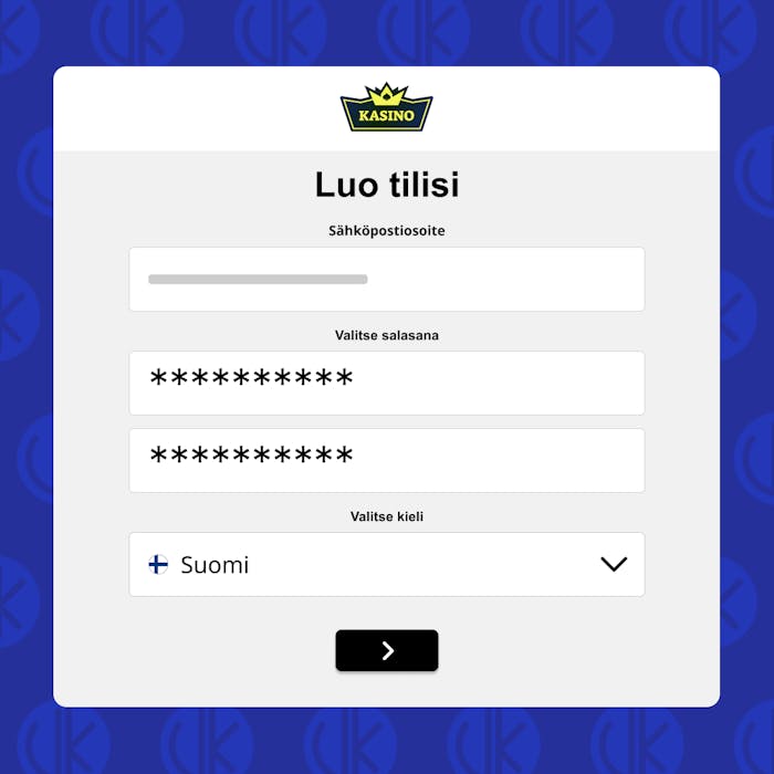 Luo pelitili netticasinolle