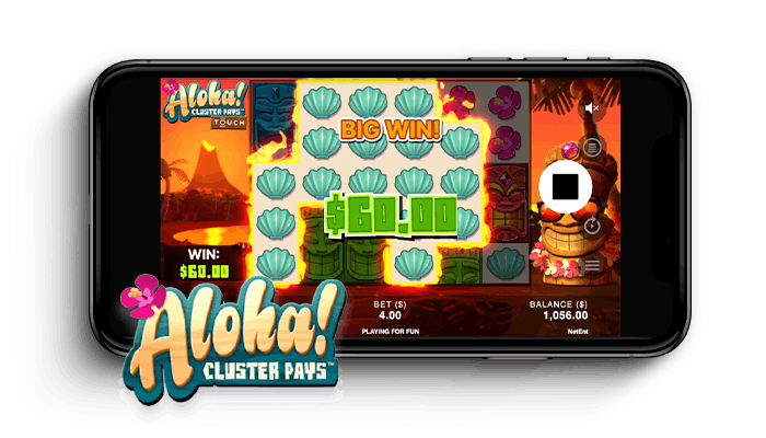 Kolikkopeli Aloha Cluster Pays.