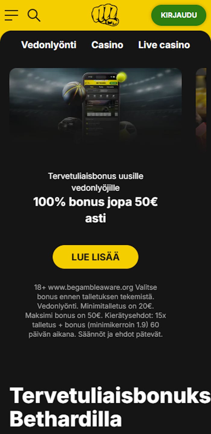 Bethard bonus