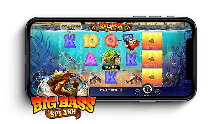 Big Bass Splash kolikkopeli.