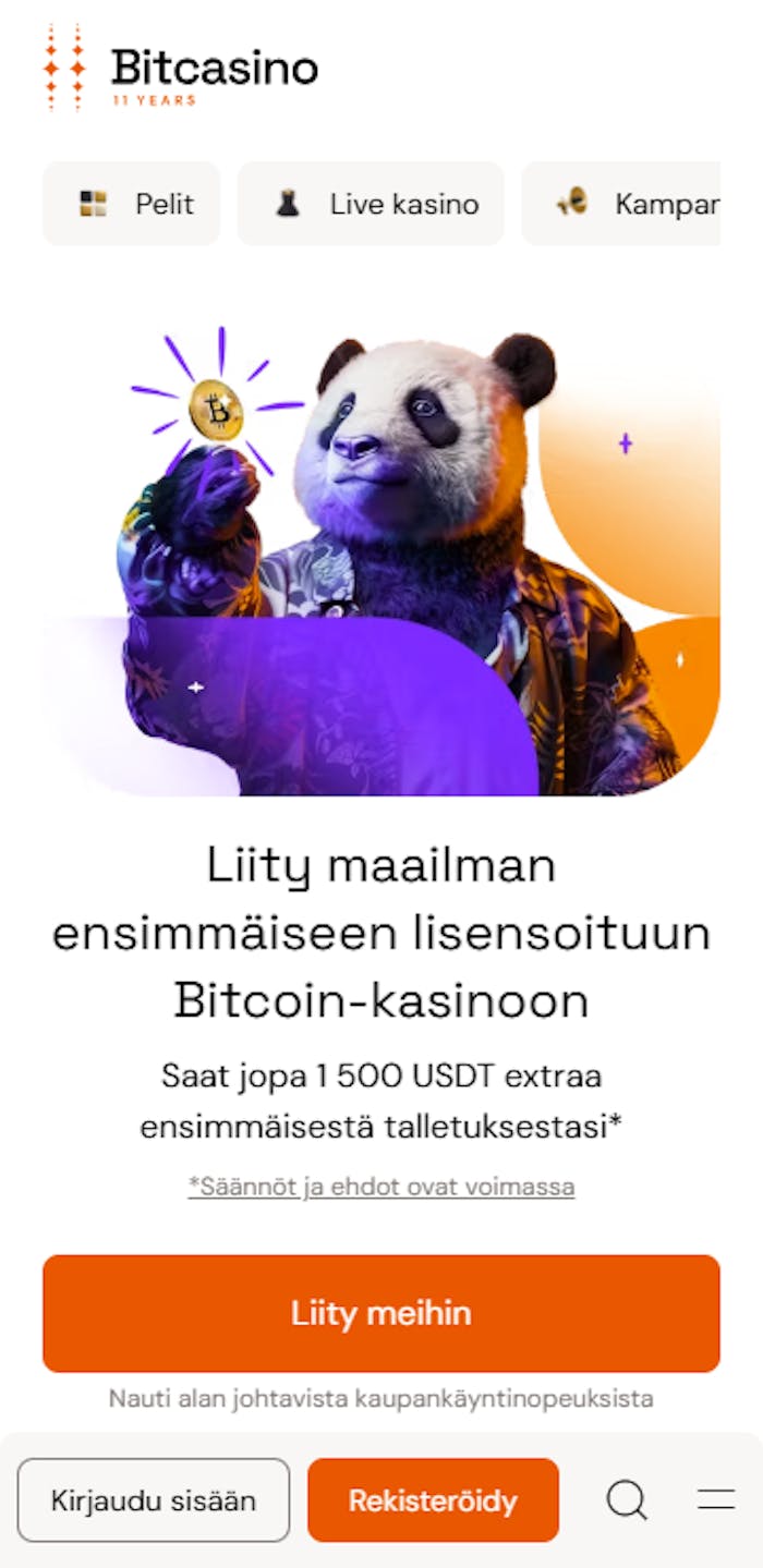 Bitcasino nettikasinon tervetuliaisbonus