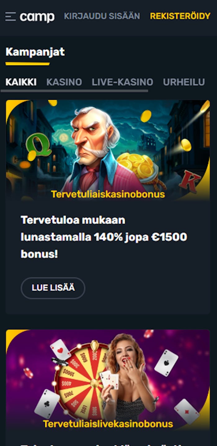 CampeonBet tervetuliaisbonus