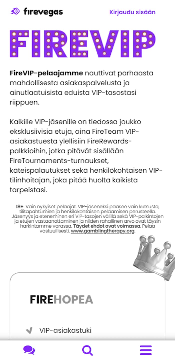 FireVegasin tervetuliaisbonus
