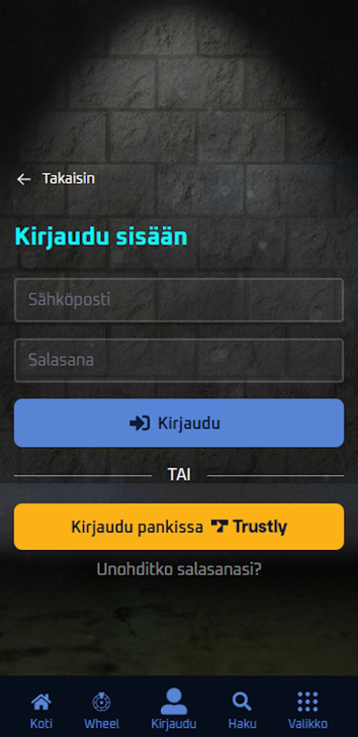 Pelitilin avaus nettikasino Lataamolle