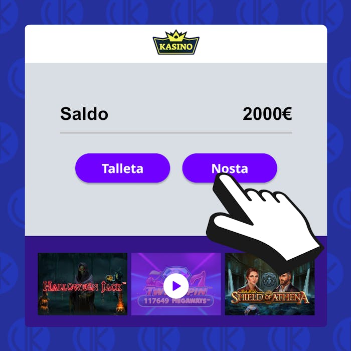 Kotiuta voittosi omalle tilillesi