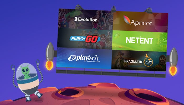 Suurimpia iGaming-alan peliyhtiöitä ovat tällä hetkellä esimerkiksi Evolution, Playtech ja Pragmatic Play.