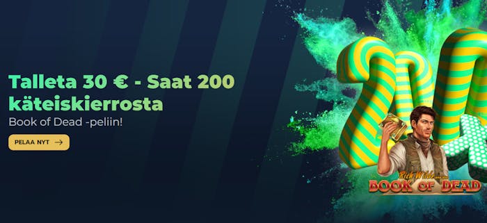 BigWins nettikasinon tervetuliaisbonus.